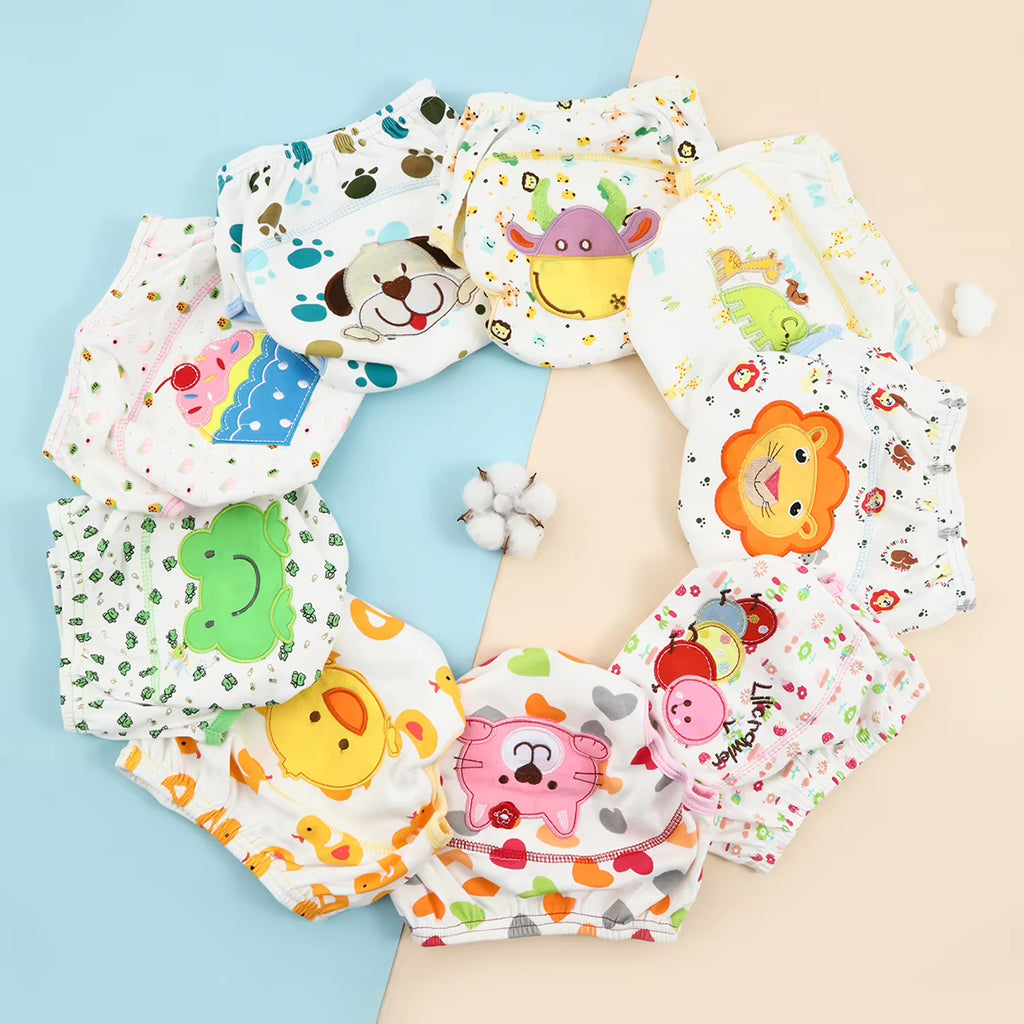 Baby Bare Cotton Cloth Diaper Unisex Reusable Infants Child Training Panties Washable Underwear Nappies