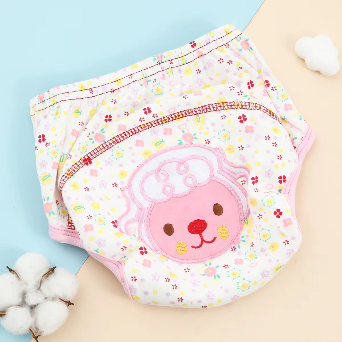 Baby Bare Cotton Cloth Diaper Unisex Reusable Infants Child Training Panties Washable Underwear Nappies