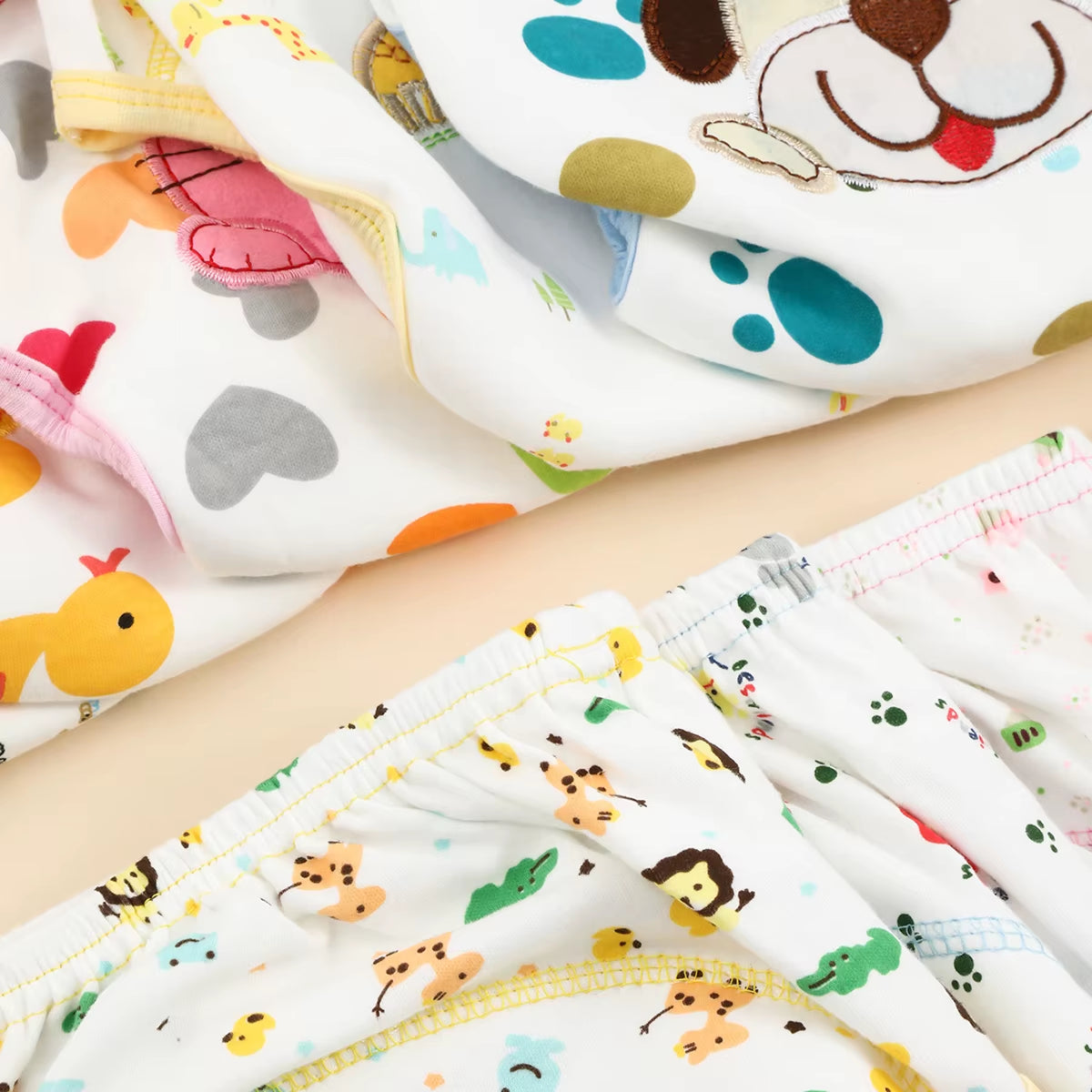 Baby Bare Cotton Cloth Diaper Unisex Reusable Infants Child Training Panties Washable Underwear Nappies