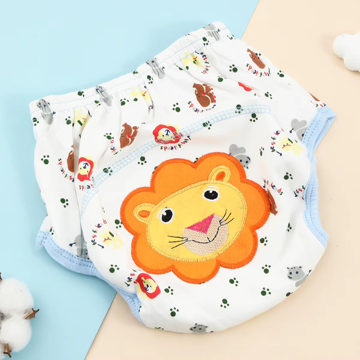 Baby Bare Cotton Cloth Diaper Unisex Reusable Infants Child Training Panties Washable Underwear Nappies