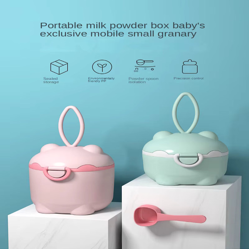 Baby Milk Powder Box Infant Feeding Container Newborn Food Storage Box Powder Dispenser Kid Meal Toddler Snack Portable Grade Pp