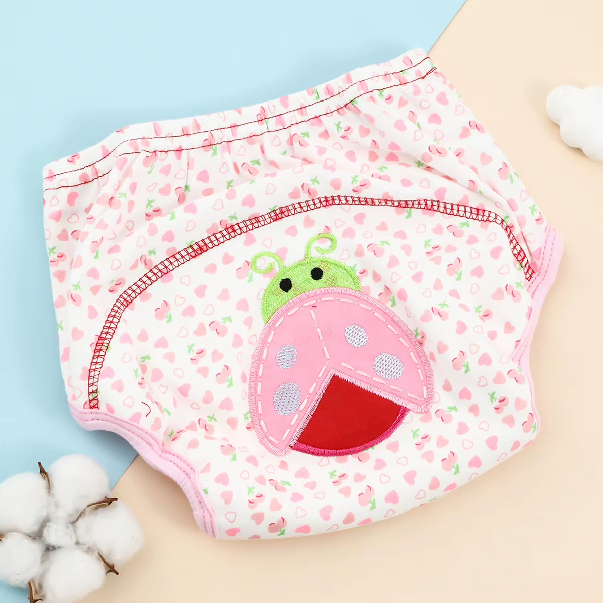 Baby Bare Cotton Cloth Diaper Unisex Reusable Infants Child Training Panties Washable Underwear Nappies